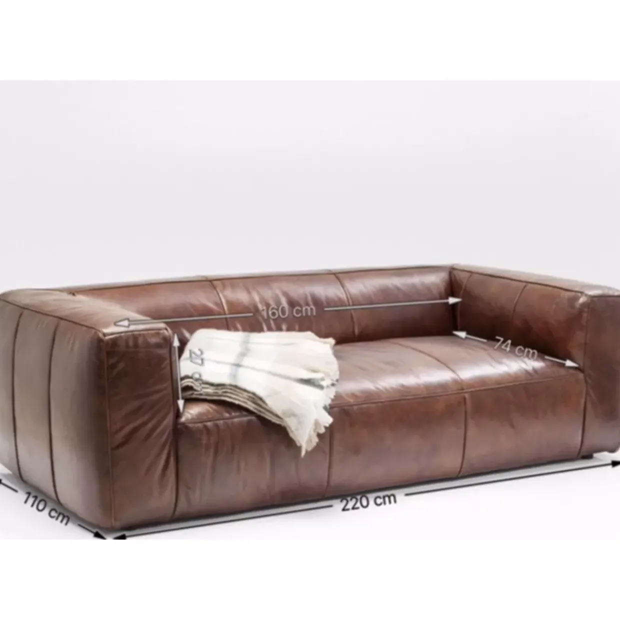 Sofa Cubetto 3-Sitzer 220Cm