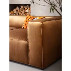 Sofa Cubetto 3-Sitzer Velvet Braun