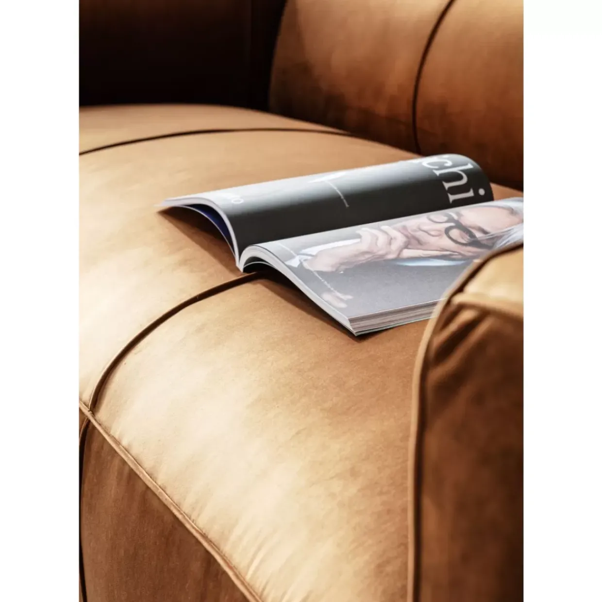 Sofa Cubetto 3-Sitzer Velvet Braun