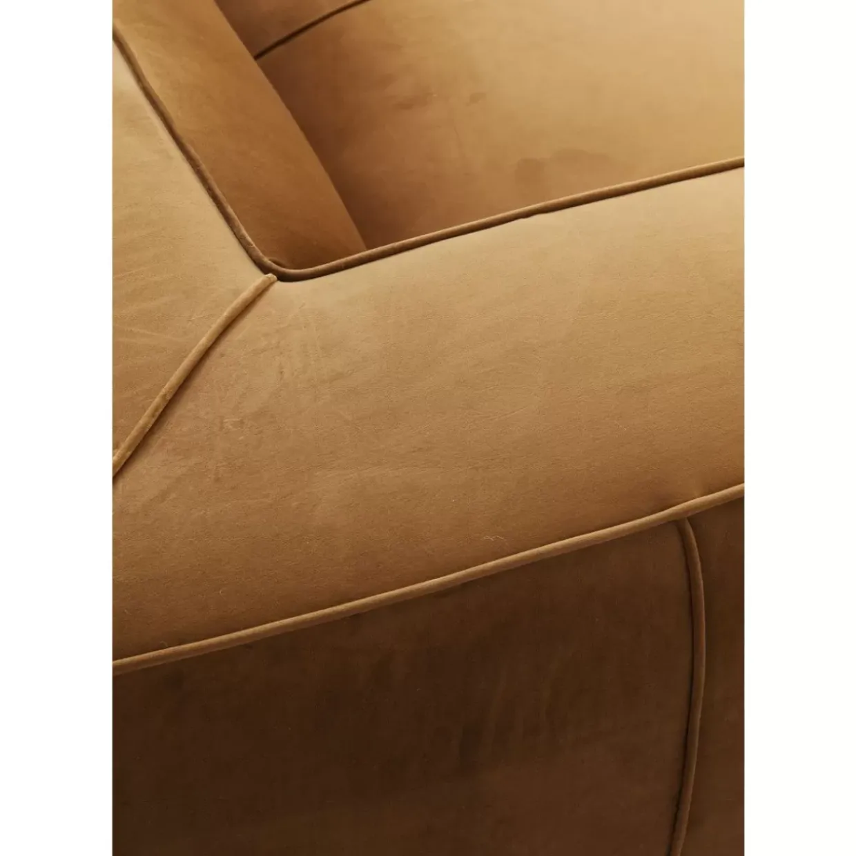 Sofa Cubetto 3-Sitzer Velvet Braun