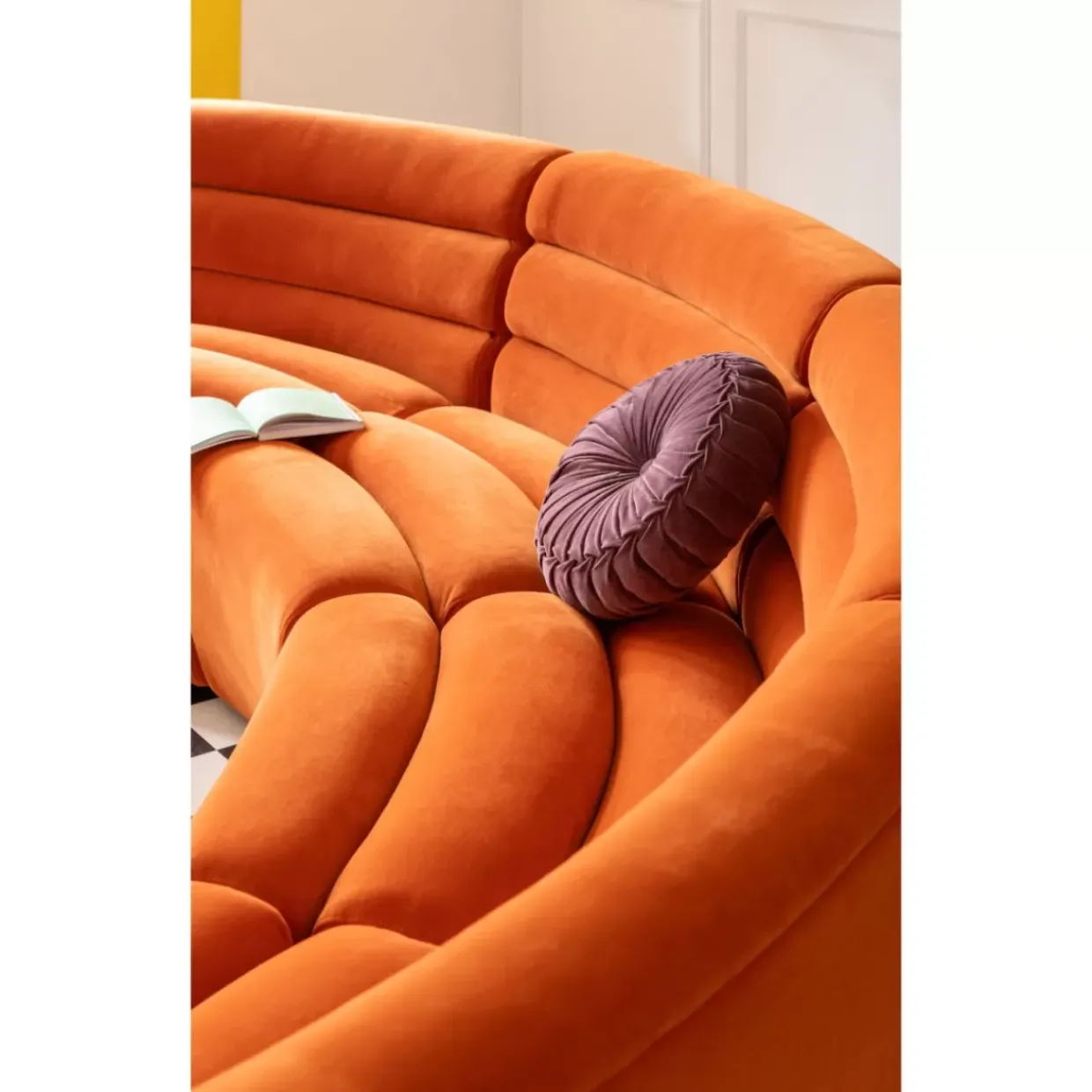 Sofa Element Wave Orange