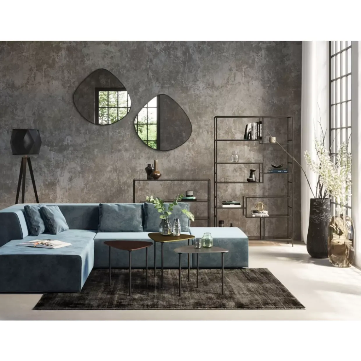 Sofa Infinity Velvet Ocean Links