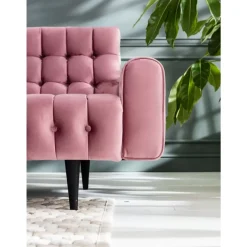 Sofa Milchbar 3-Sitzer Velvet Rose