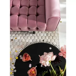 Sofa Milchbar 3-Sitzer Velvet Rose
