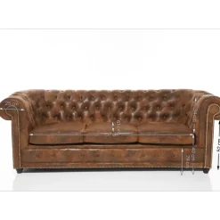 Sofa Oxford 3-Sitzer Vintage Smart