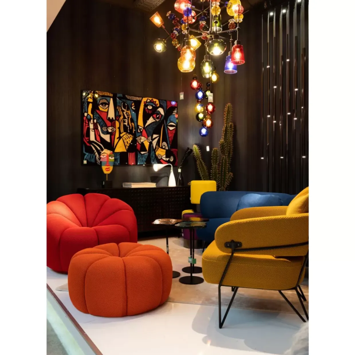 Sofa Peppo 2-Sitzer Blau 182Cm