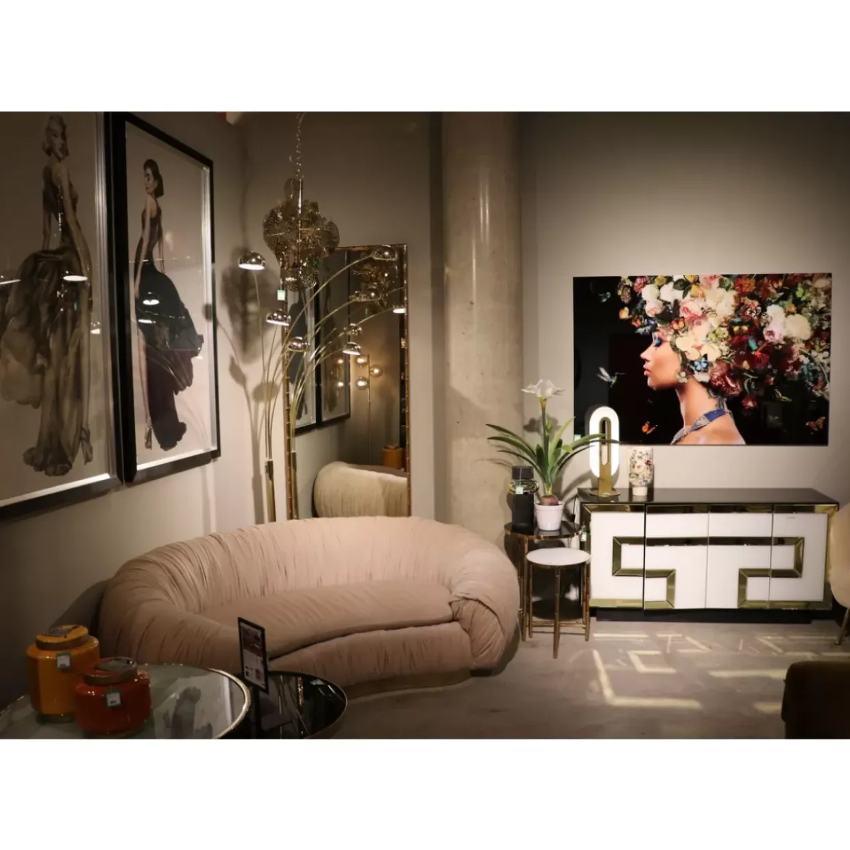 Sofa Perugia 2-Sitzer Creme