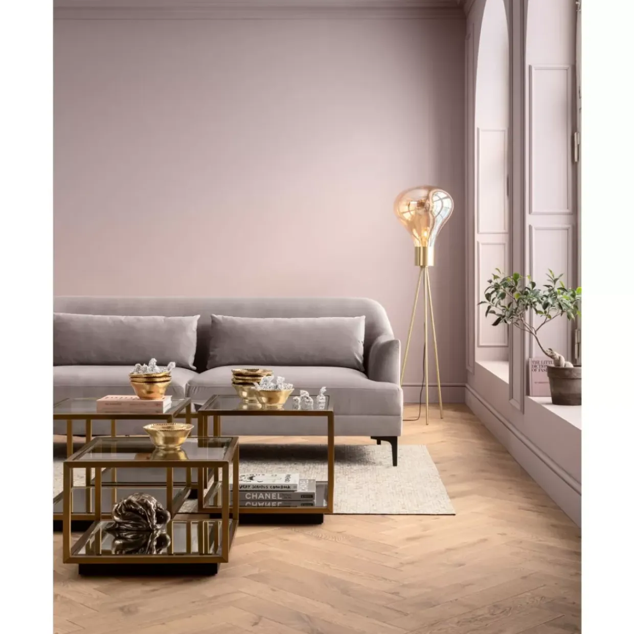 Sofa Proud 3-Sitzer Grau