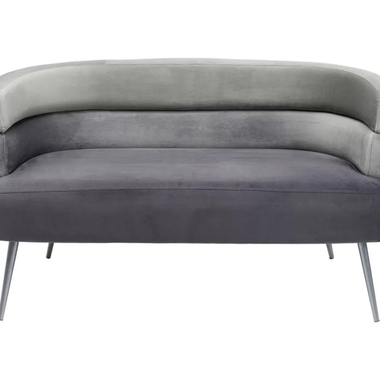 Sofa Sandwich 2-Sitzer Grau