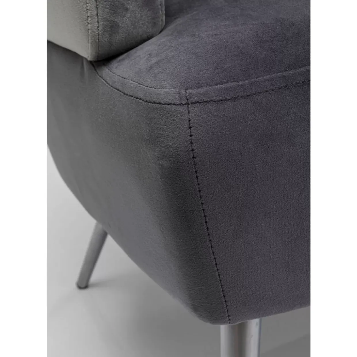 Sofa Sandwich 2-Sitzer Grau