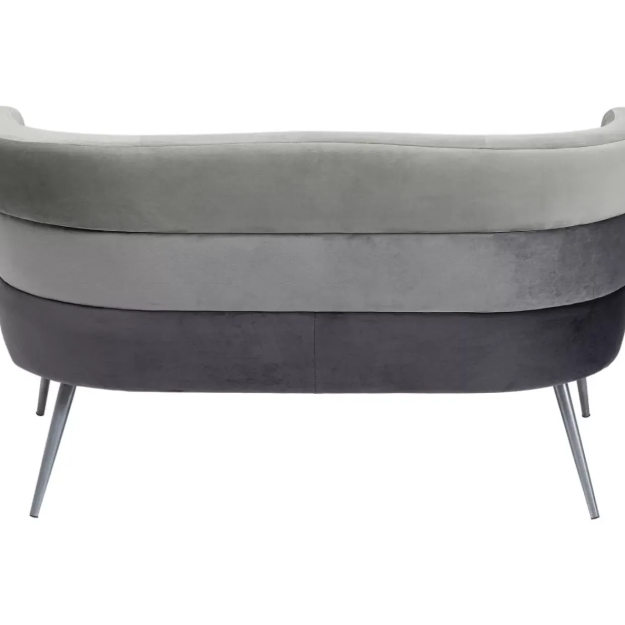 Sofa Sandwich 2-Sitzer Grau
