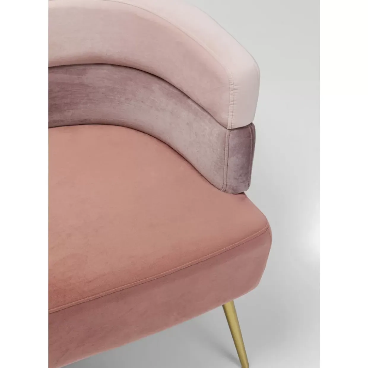 Sofa Sandwich 2-Sitzer Rosa