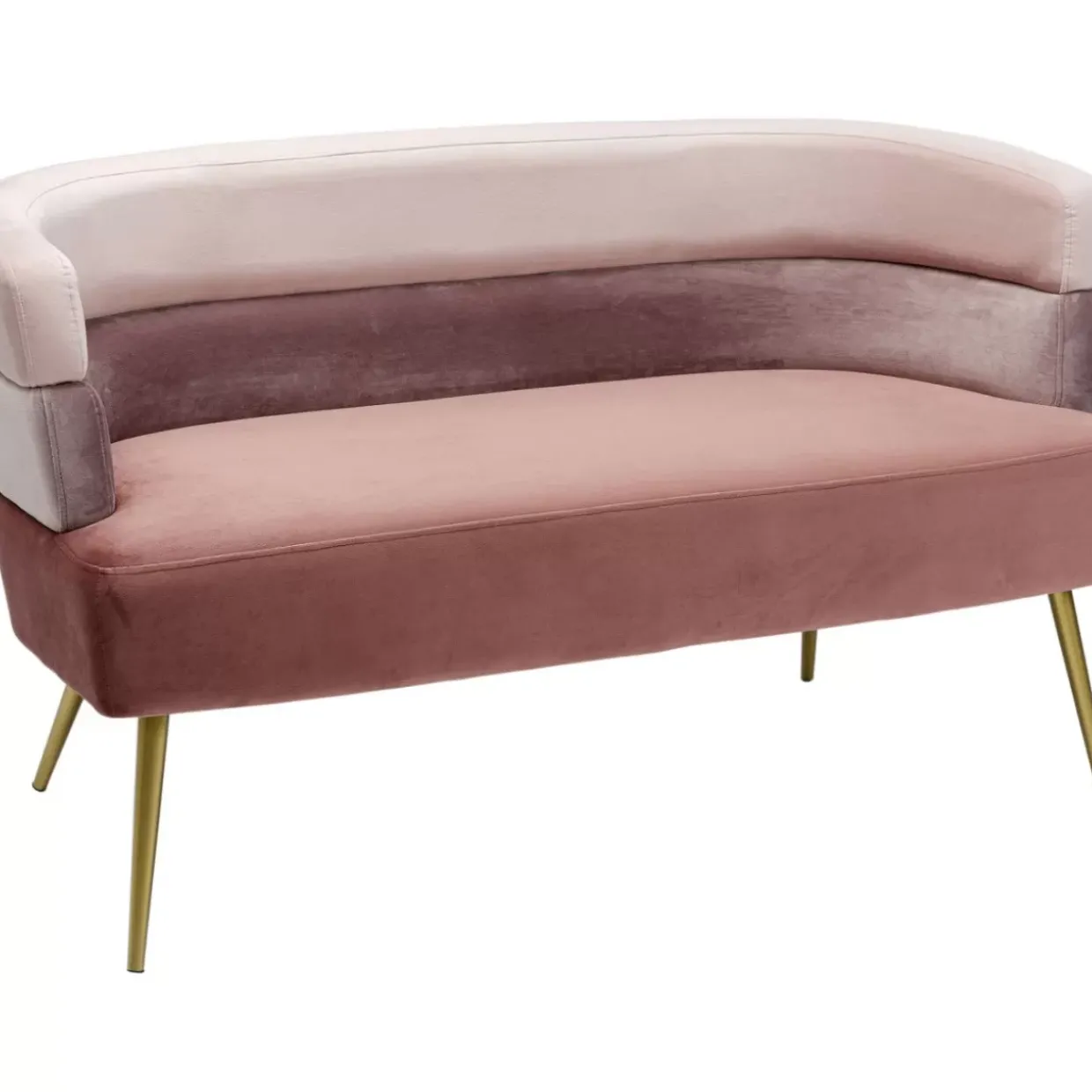 Sofa Sandwich 2-Sitzer Rosa