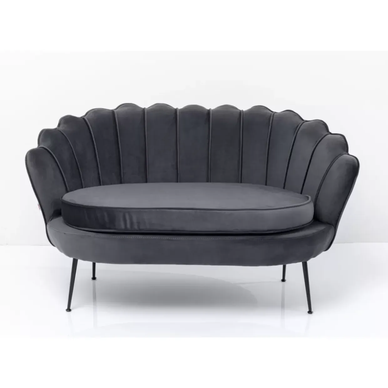 Sofa Water Lily 2-Sitzer Black Grau