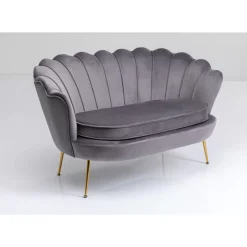 Sofa Water Lily 2-Sitzer Grau 132Cm