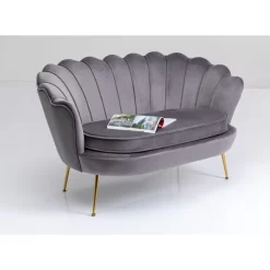 Sofa Water Lily 2-Sitzer Grau 132Cm