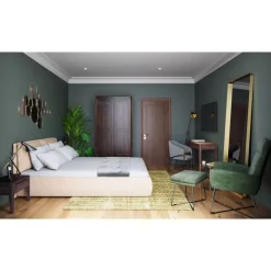 Spiegel Curve Mo Brass 70X200Cm