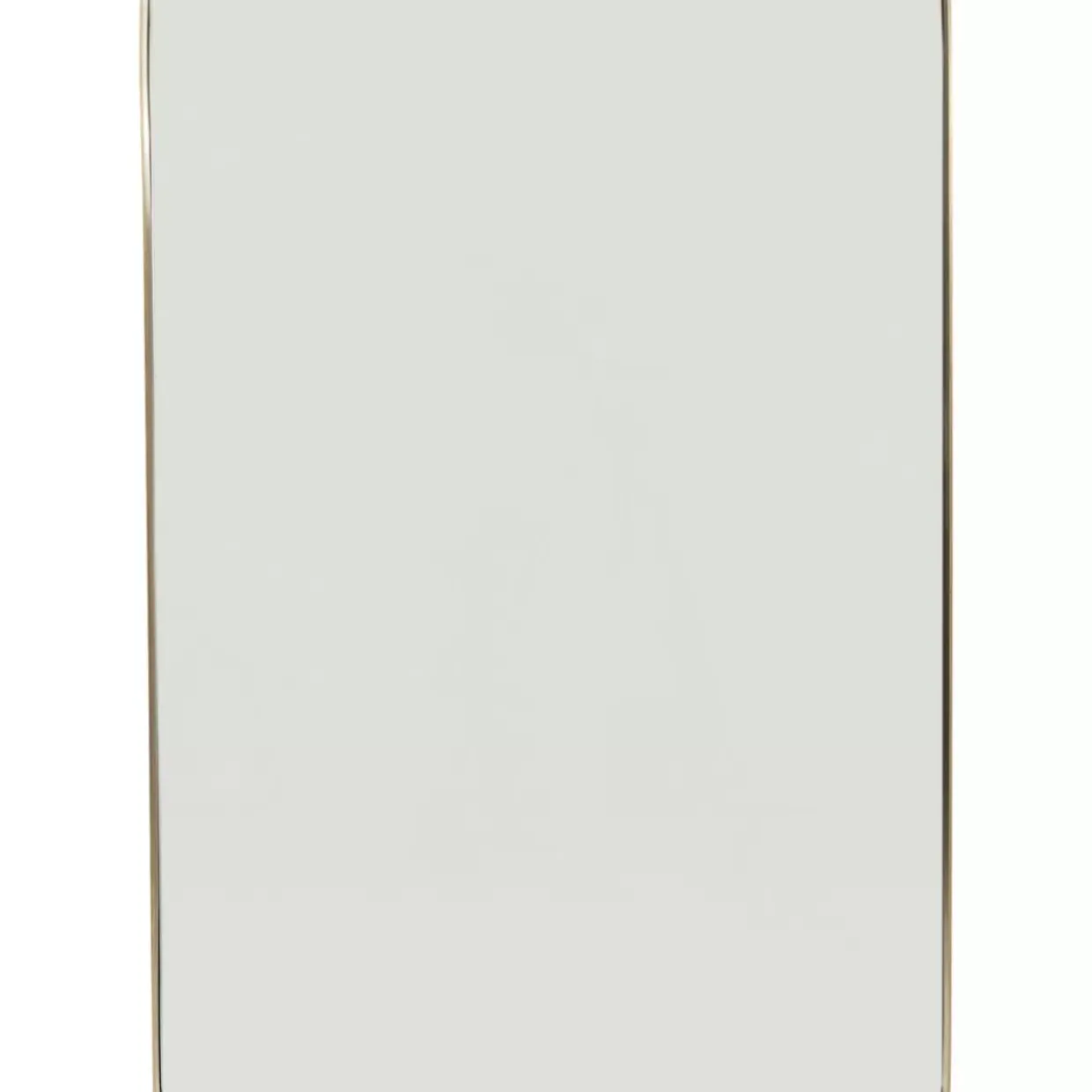 Spiegel Curve Rectangular Brass 80X120Cm