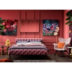 Spiegel Curve Rectangular Brass 80X120Cm