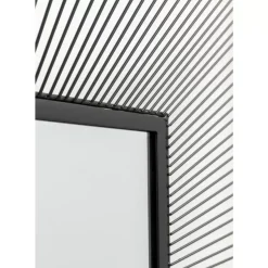 Spiegel Dimension Square Schwarz 91X91Cm