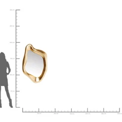 Spiegel Hologram Gold 76X119Cm