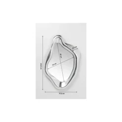 Spiegel Hologram Silber 119X76Cm