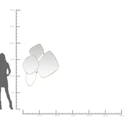 Spiegel Shapes 130X110Cm