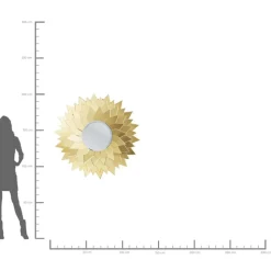 Spiegel Sunflower Round O120Cm
