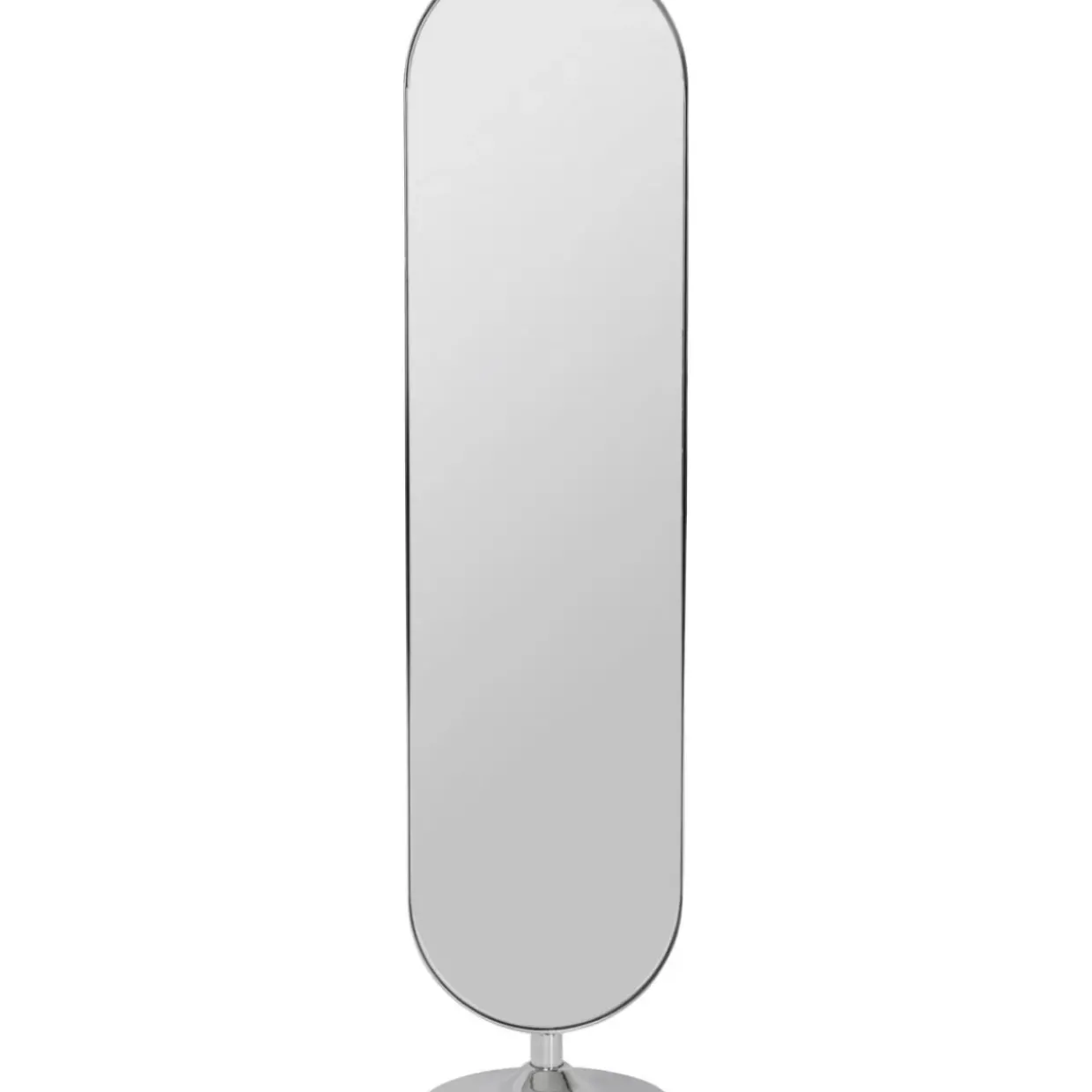 Standspiegel Curvy Chrom Look 40X170Cm