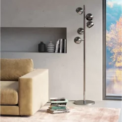 Stehleuchte Calotta Chrome 5Er