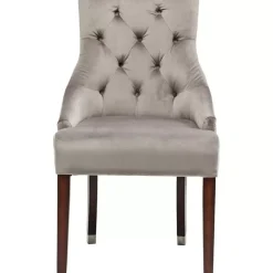 Stuhl Prince Velvet Grau