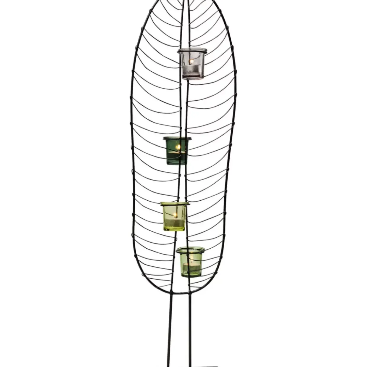 Teelichthalter Leaf Wire 86Cm