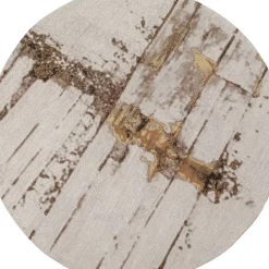 Teppich Abstract Grey Line O200Cm