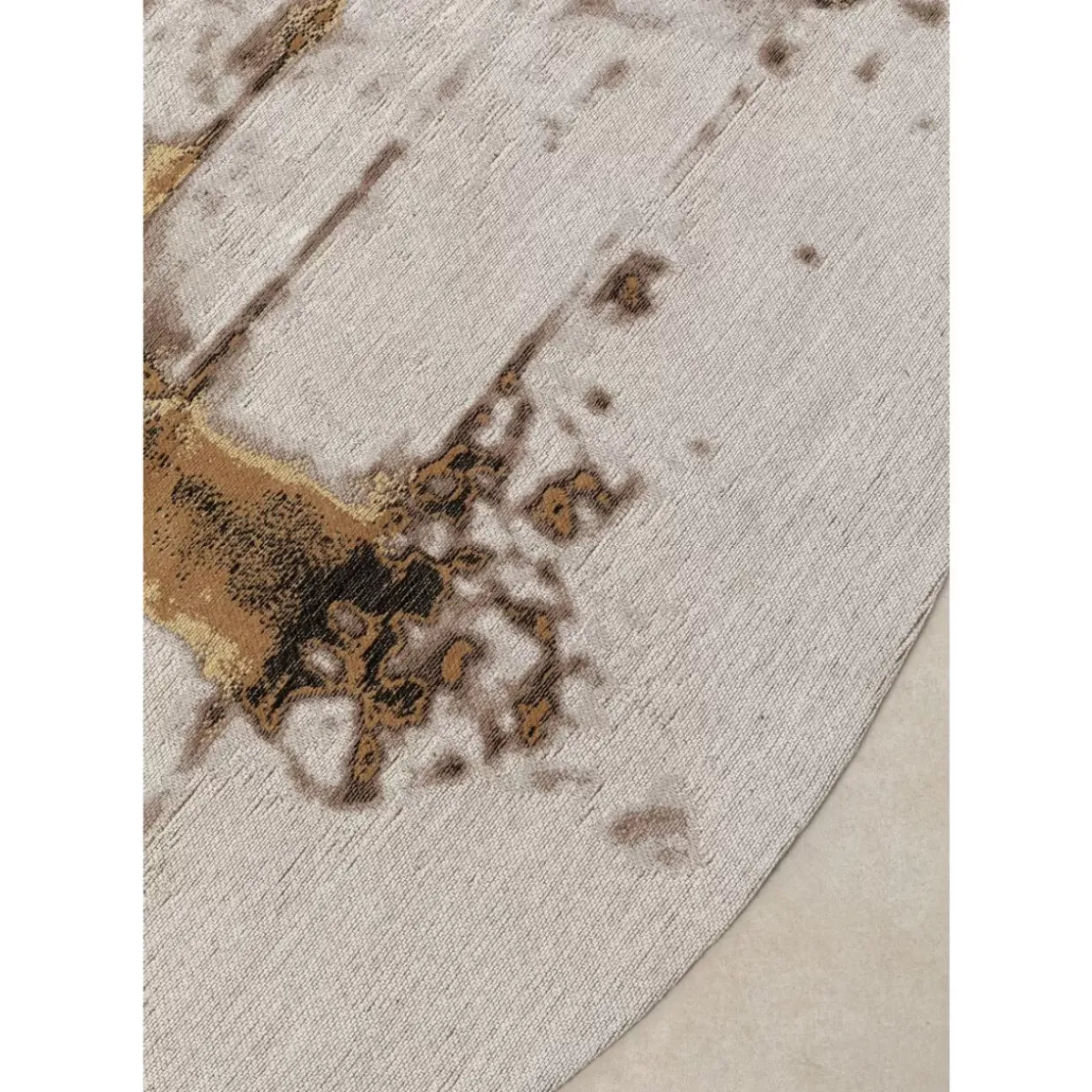 Teppich Abstract Grey Line O200Cm