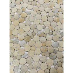 Teppich Circle Beige O150Cm