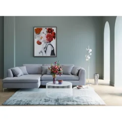 Teppich Glimmer Blau 170X240Cm