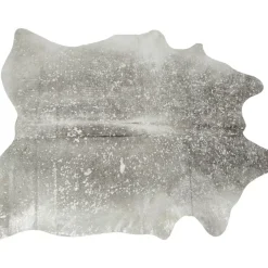 Teppich Hide Acid Wash Silber