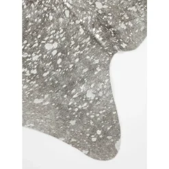 Teppich Hide Acid Wash Silber