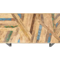 Tisch Abstract Rohstahl 180X90