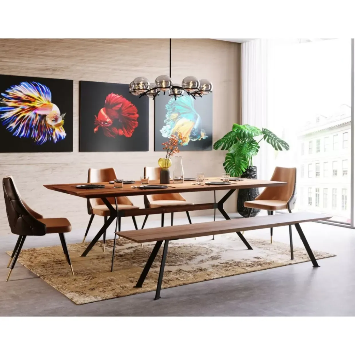 Tisch Downtown Eiche 220X100Cm