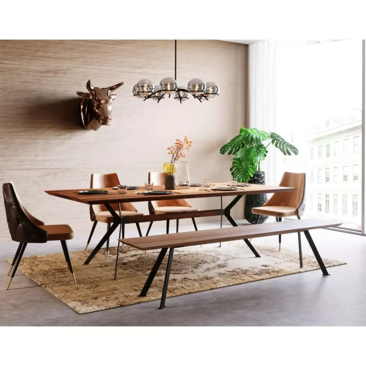 Tisch Downtown Eiche 220X100Cm