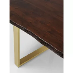 Tisch Harmony Dunkel Messing 160X80