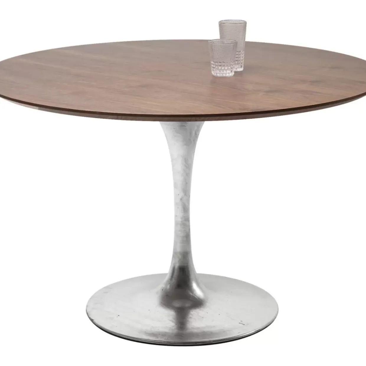 Tisch Invitation Set Walnus Zink O120Cm