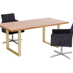 Tisch Jackie Eiche Messing 160X80