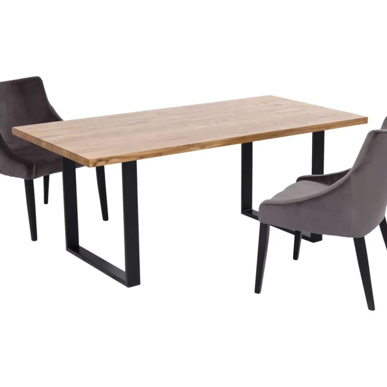 Tisch Jackie Eiche Schwarz 180X90