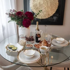 Tisch Molekular Gold O120Cm