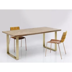 Tisch Parquet Messing 180X90