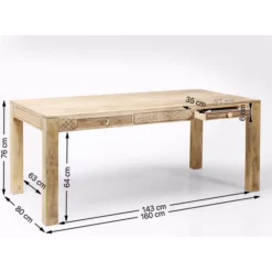 Tisch Puro Plain 160X80Cm