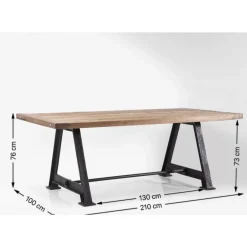 Tisch Railway Unikat 210X100Cm