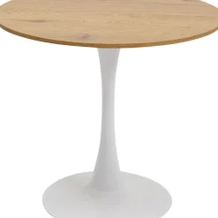 Tisch Schickeria Eichenoptik Weis O80Cm